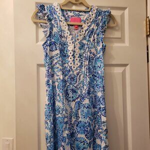 Lilly Pulitzer Joan Print Tunic Dress, Size XXS, EUC